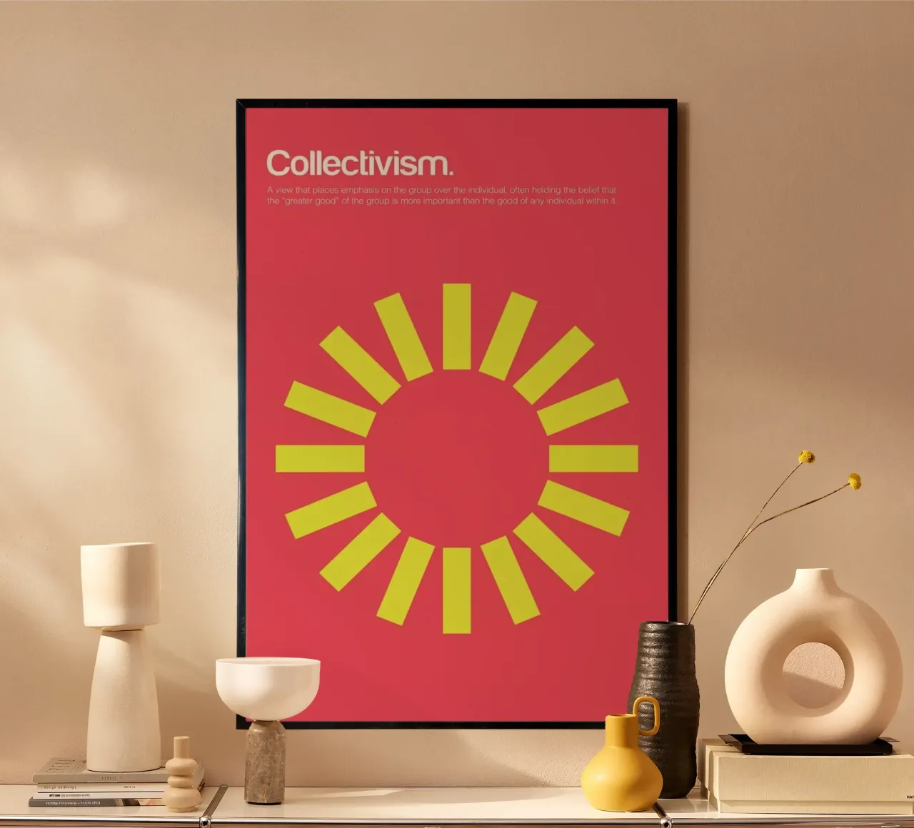 Collectivism poster da Genís Carreras