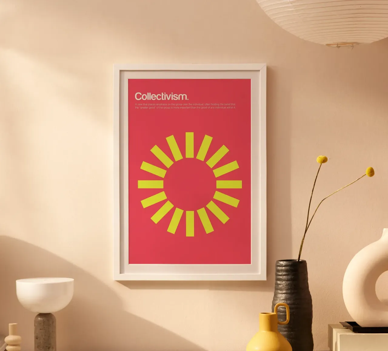 Collectivism poster da Genís Carreras