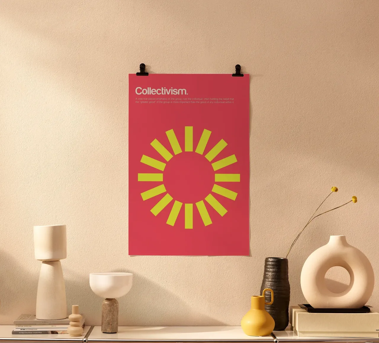 Collectivism poster da Genís Carreras