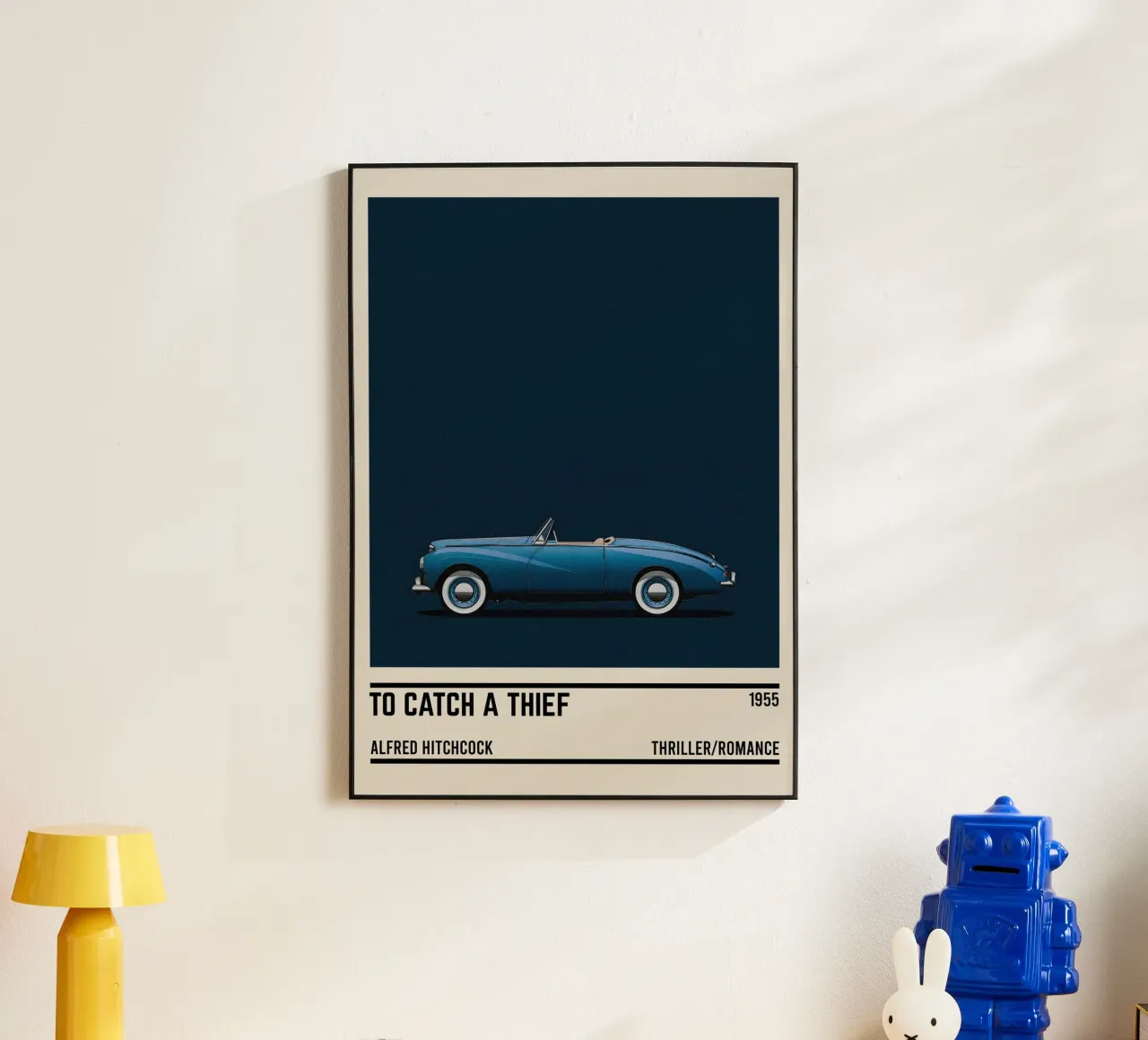 To Catch a Thief movie car alluminio dibond da TheArtstudio