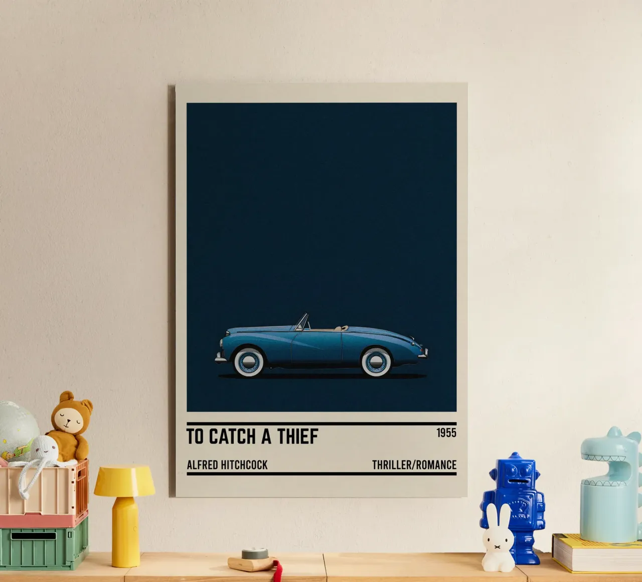 To Catch a Thief movie car alluminio dibond da TheArtstudio