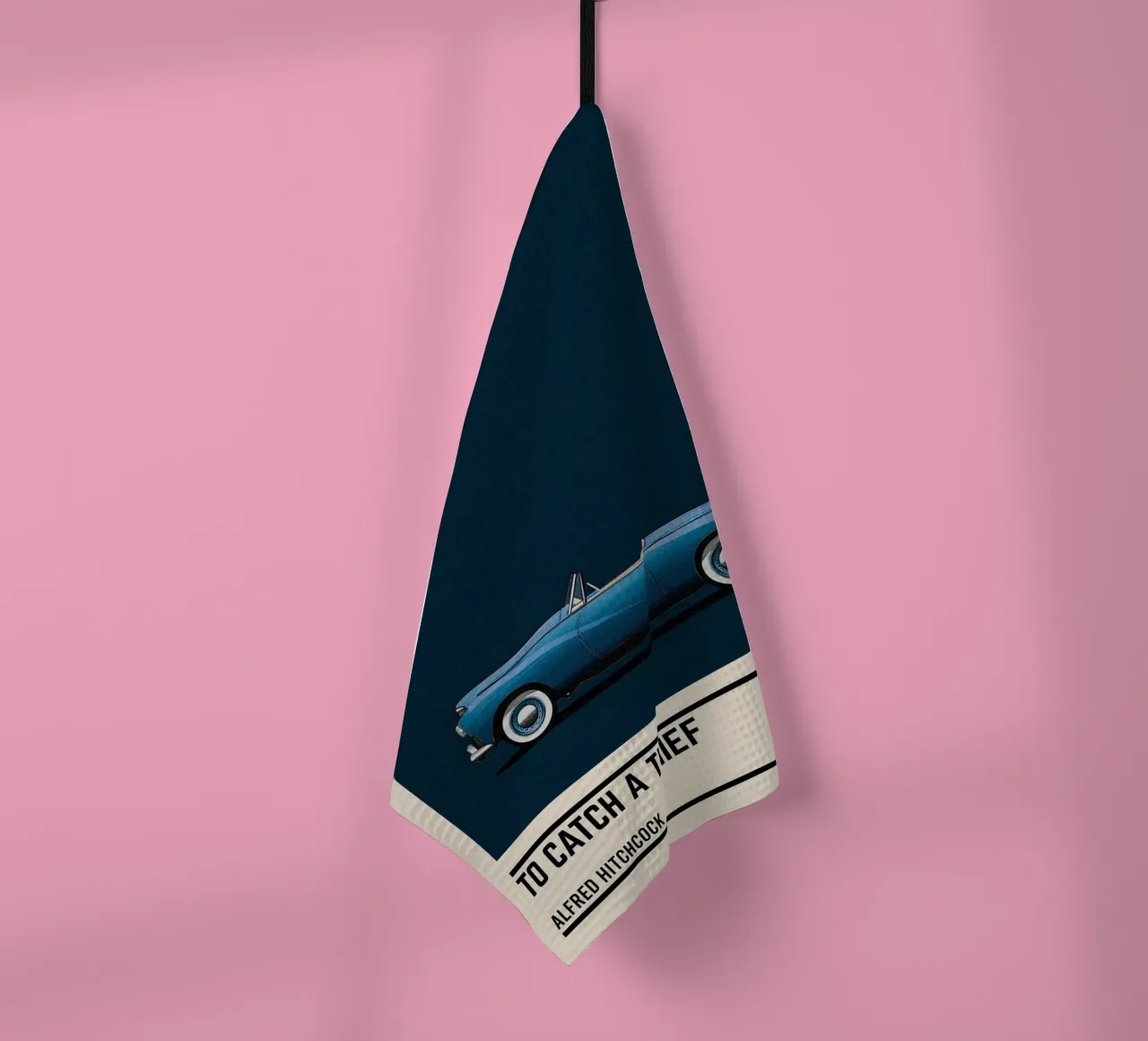 To Catch a Thief movie car tea towel by TheArtstudio