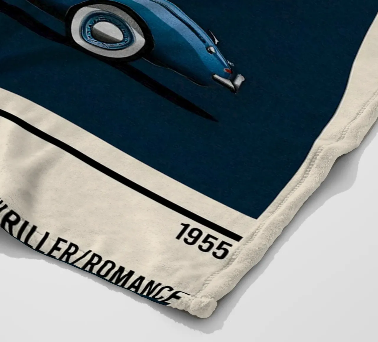 To Catch a Thief movie car fleece blanket by TheArtstudio