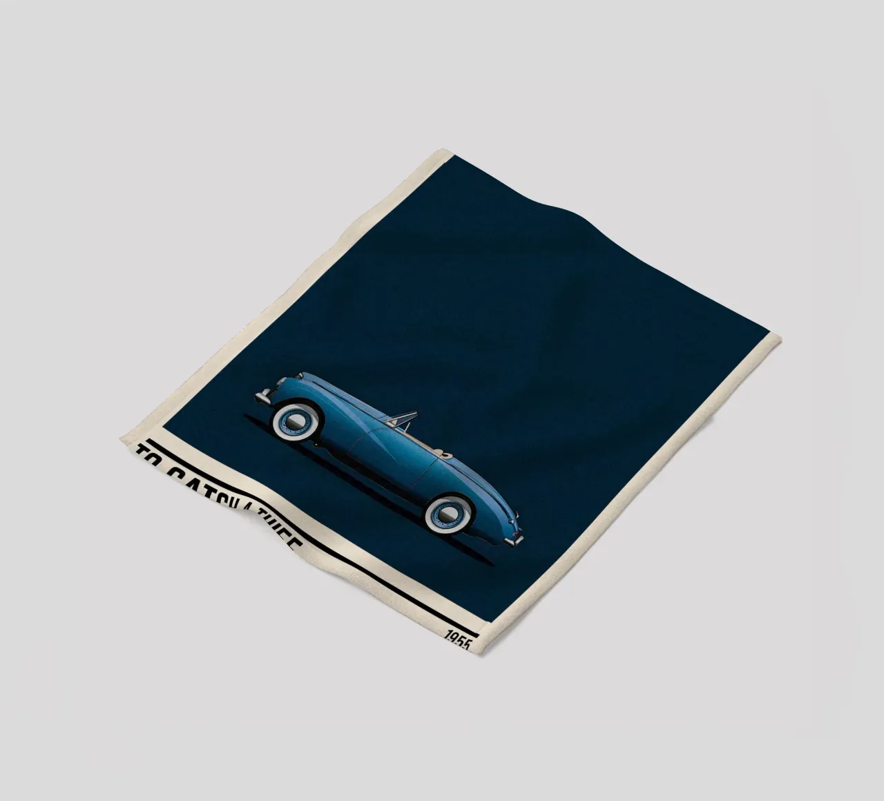 To Catch a Thief movie car fleece blanket by TheArtstudio