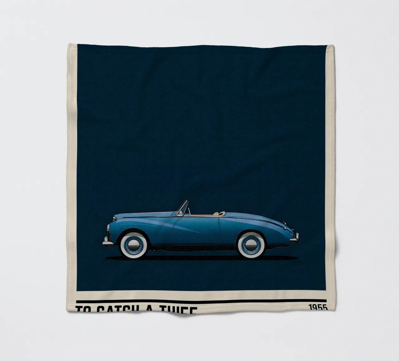 To Catch a Thief movie car fleece blanket by TheArtstudio