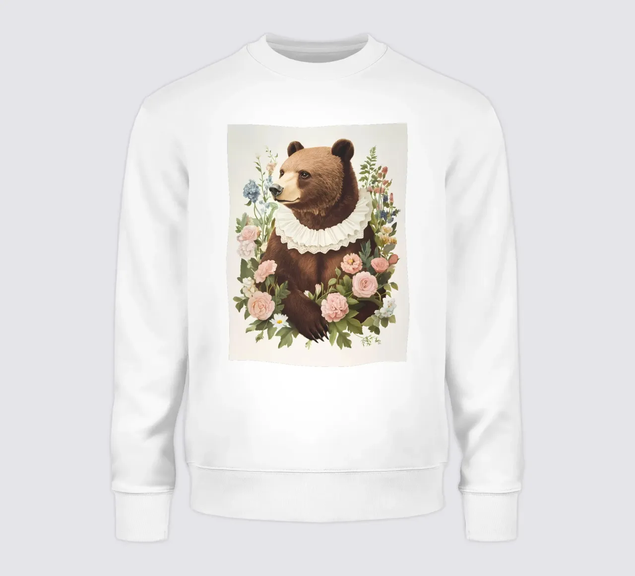 Ritratto di orso vintage felpa da IamHomeStudio