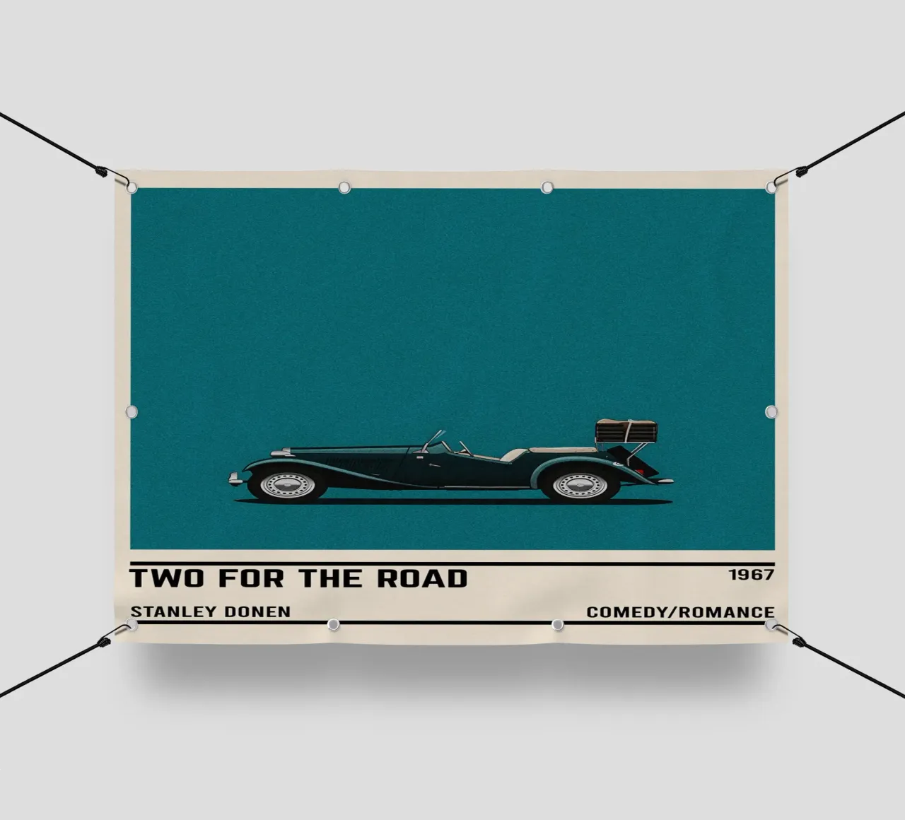 Two for the road car movie telo in pvc da TheArtstudio