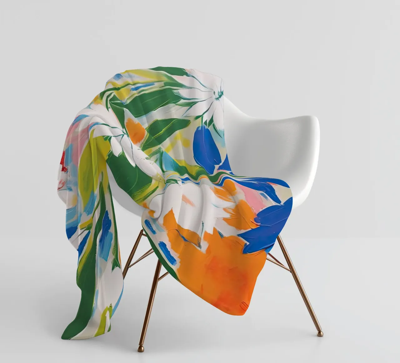 Fiori selvatici coperta in pile da DaarbyN