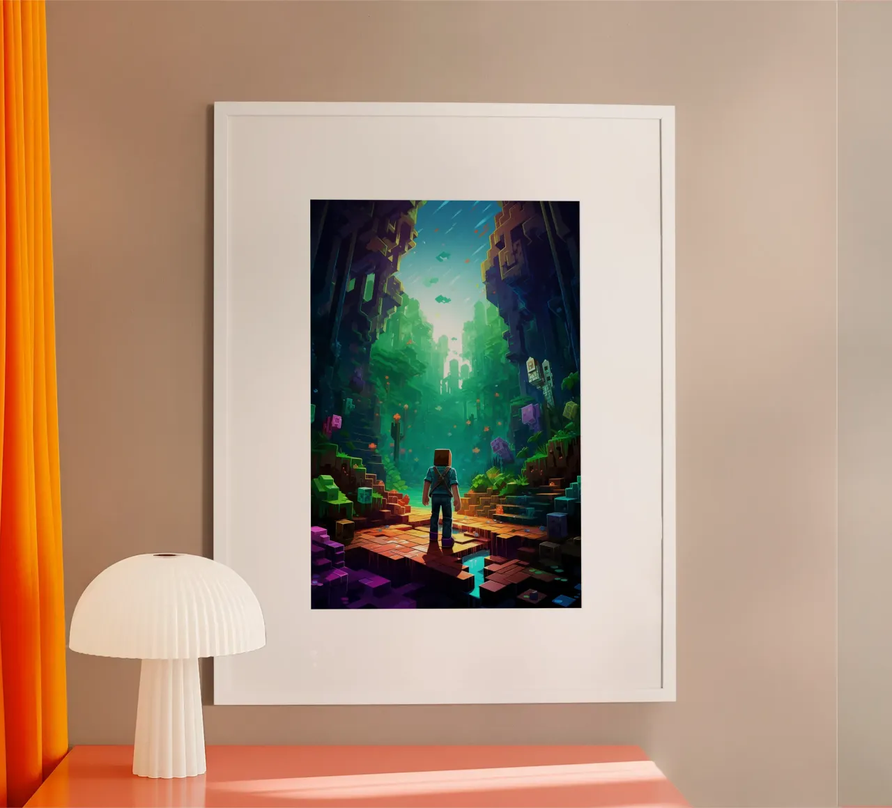 Minecraft poster con telaio in legno da CreativeStudio