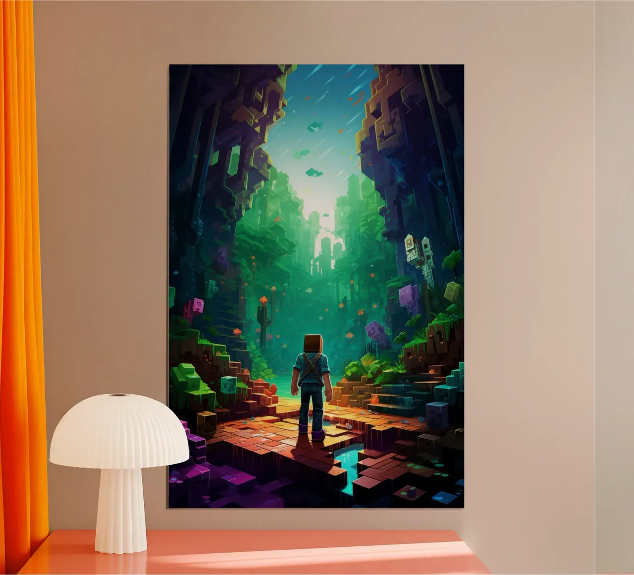 Minecraft poster con telaio in legno da CreativeStudio