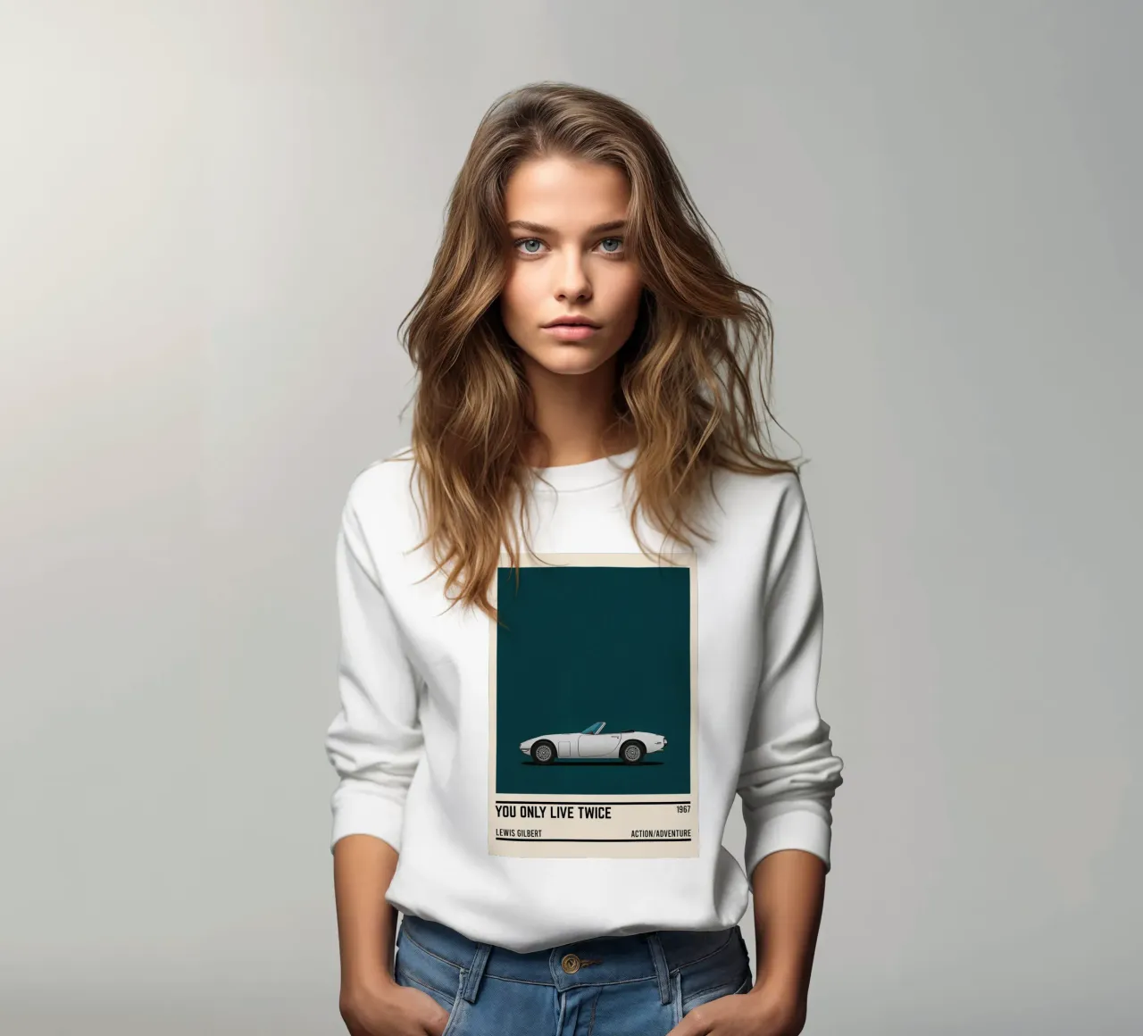 You Only Live Twice movie car felpa da TheArtstudio