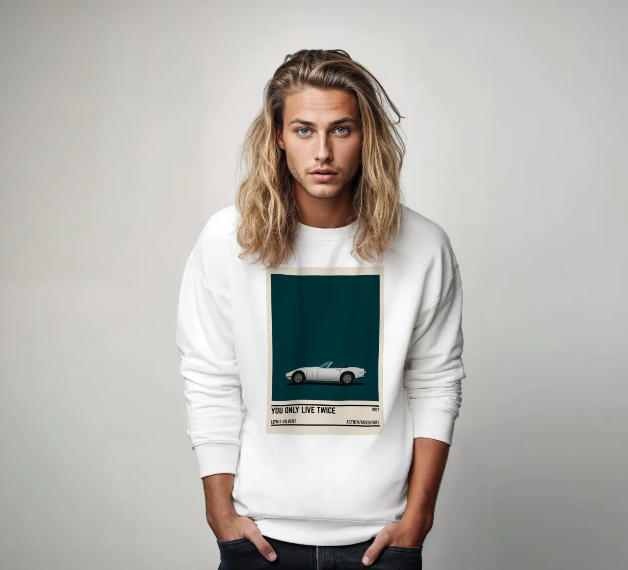 You Only Live Twice movie car sudadera de TheArtstudio