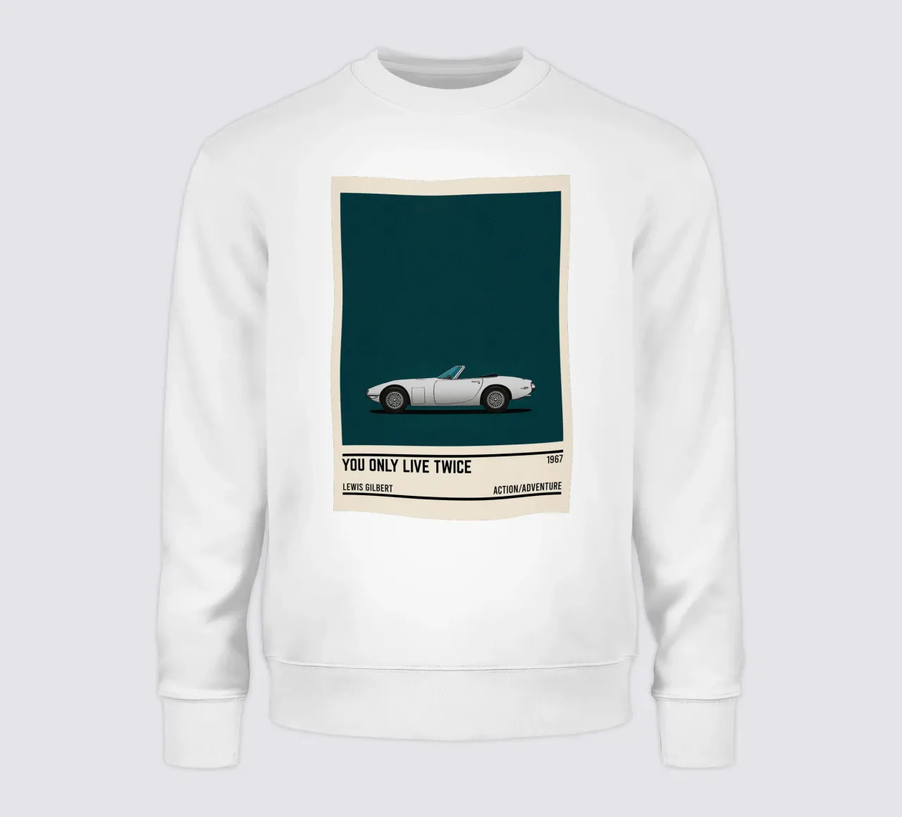 You Only Live Twice movie car felpa da TheArtstudio