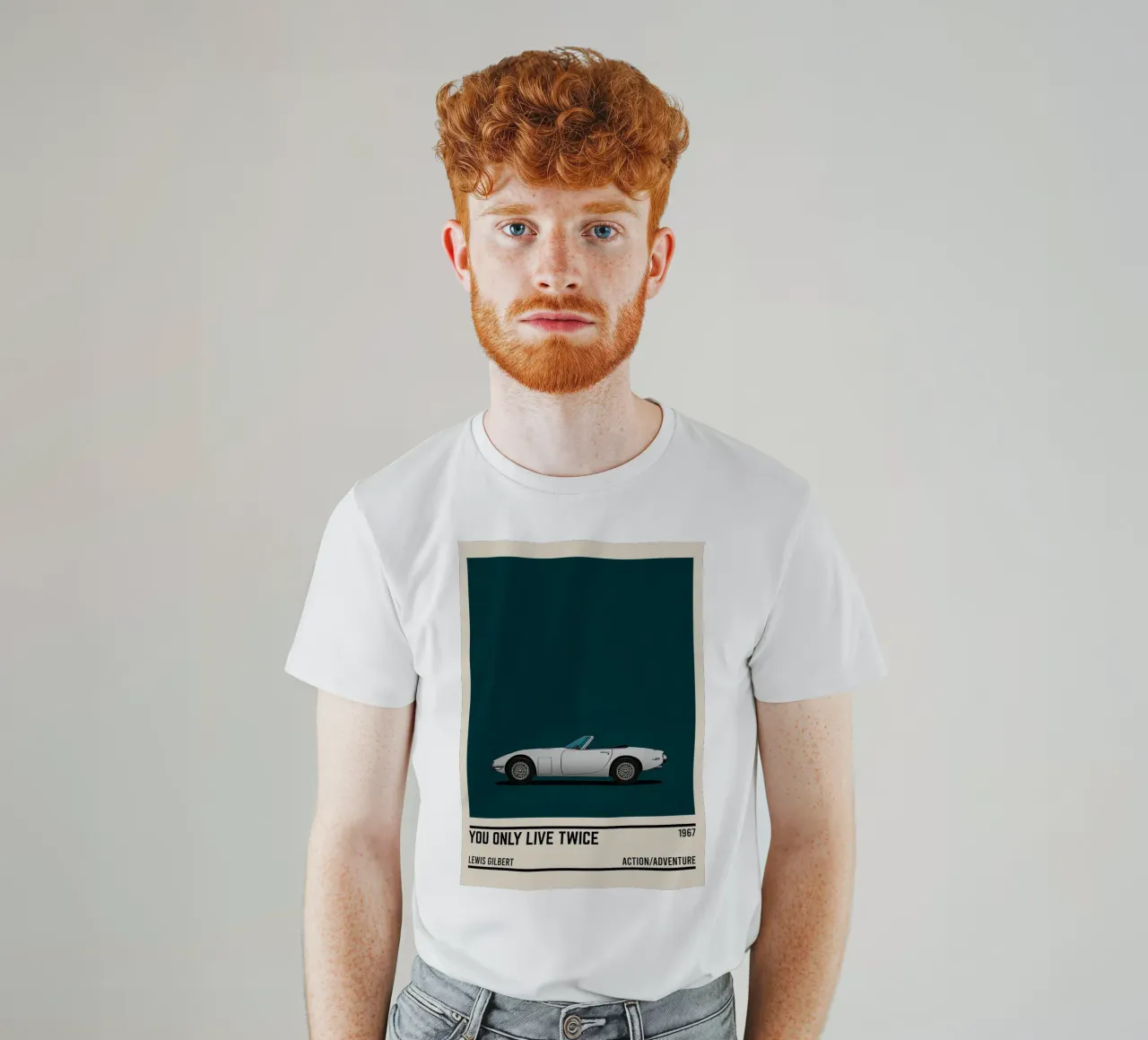 You Only Live Twice movie car t-shirt da TheArtstudio