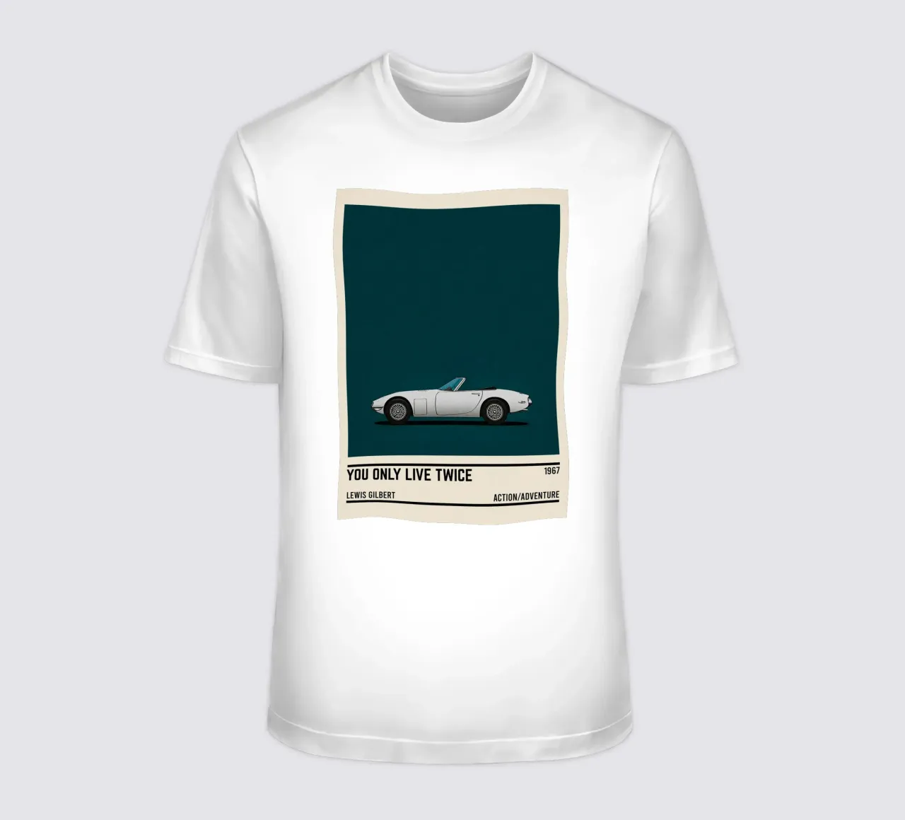 You Only Live Twice movie car t-shirt da TheArtstudio