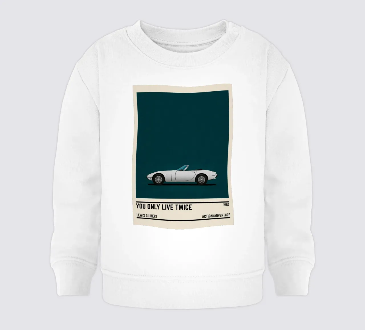 You Only Live Twice movie car felpa neonato da TheArtstudio