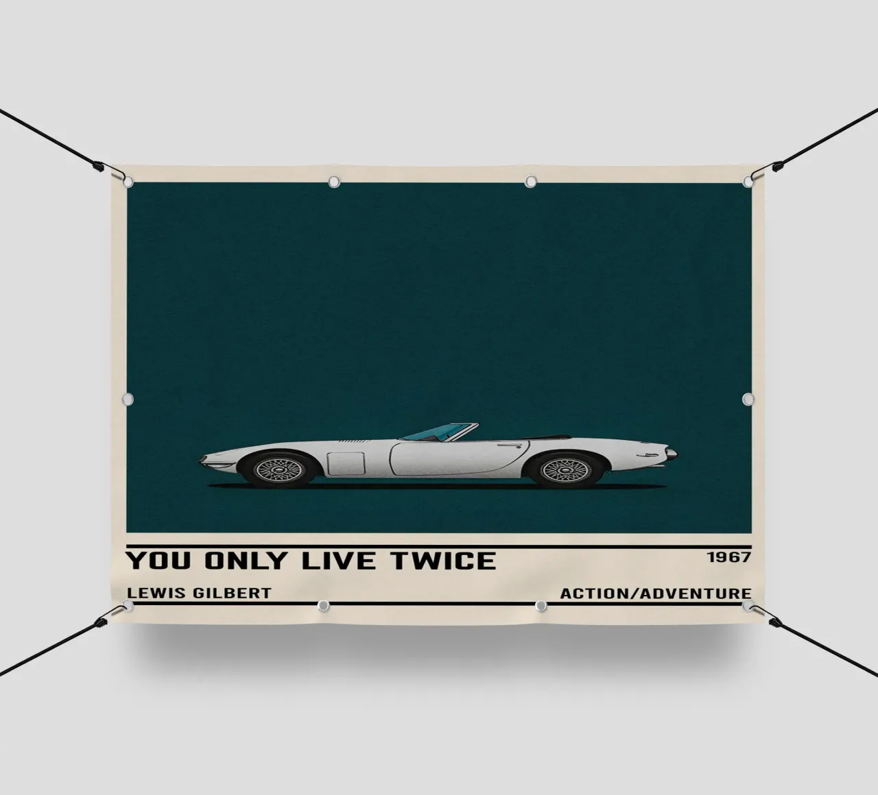 You Only Live Twice movie car telo in pvc da TheArtstudio