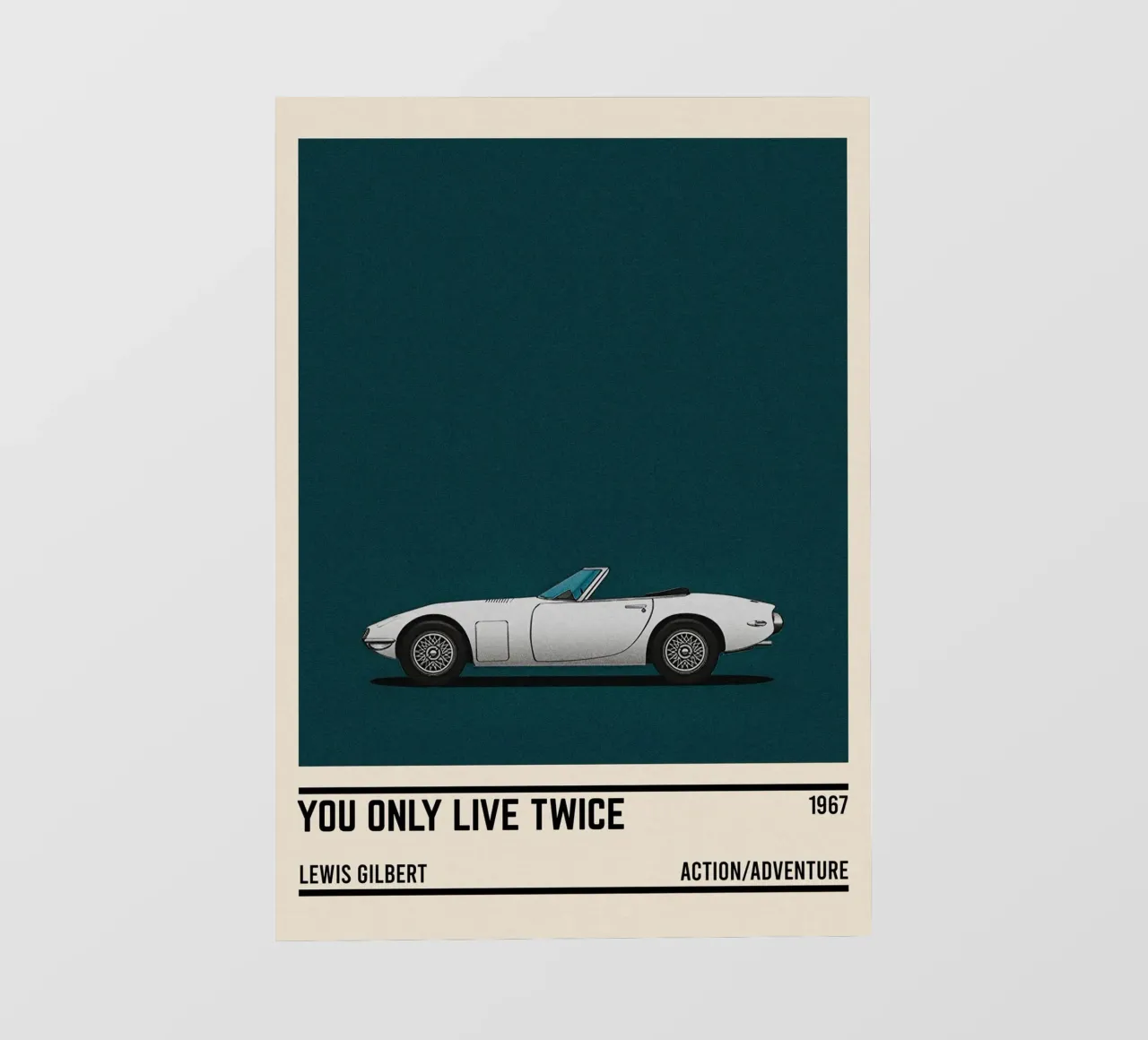 You Only Live Twice movie car telo in pvc da TheArtstudio