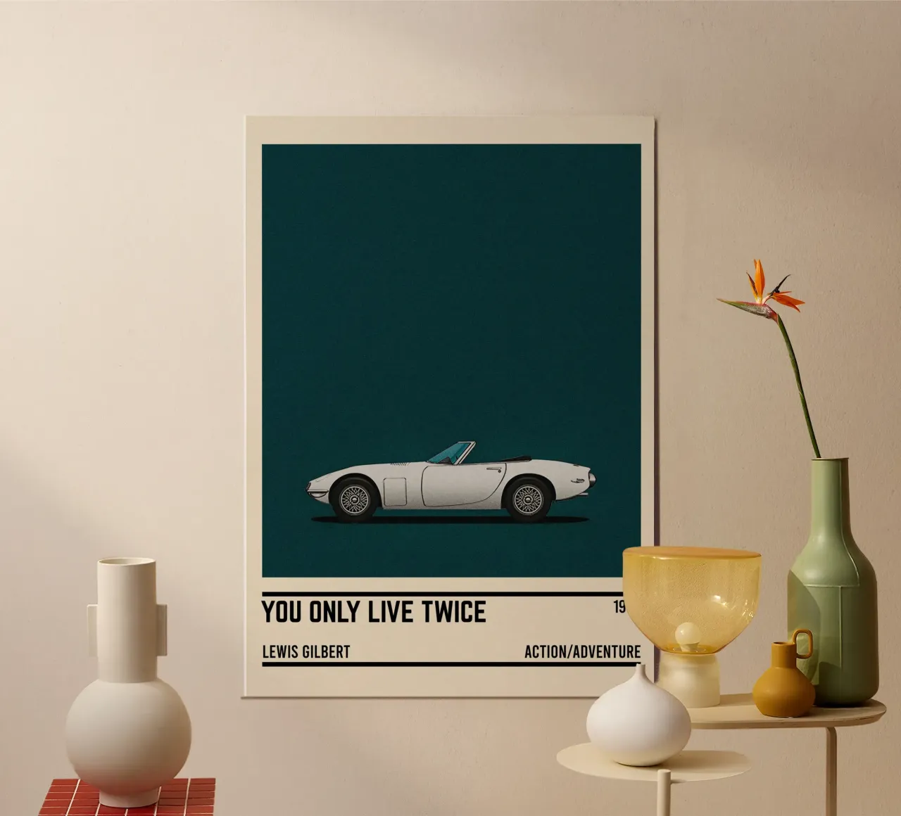 You Only Live Twice movie car carta hahnemühle da TheArtstudio
