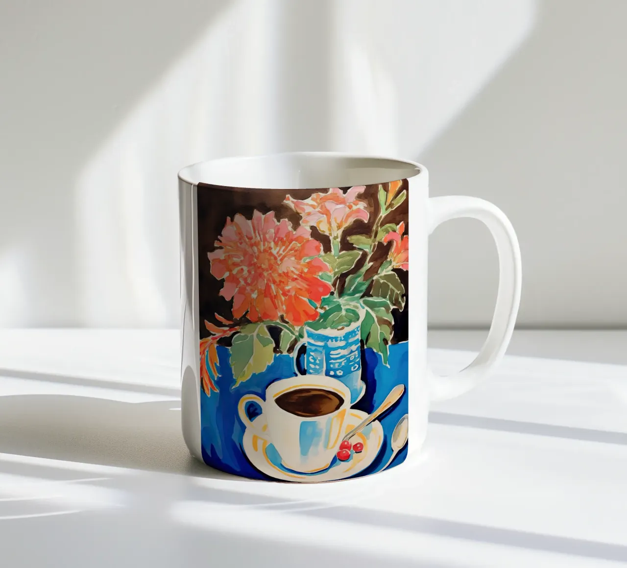 Fioritura mattutina tazza in ceramica da DaarbyN