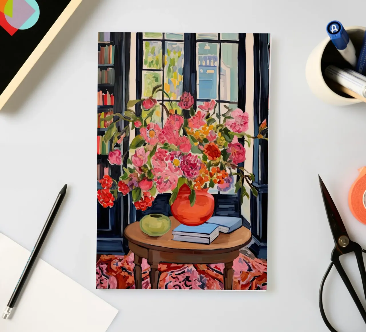 Library In Full Bloom notebook by DaarbyN