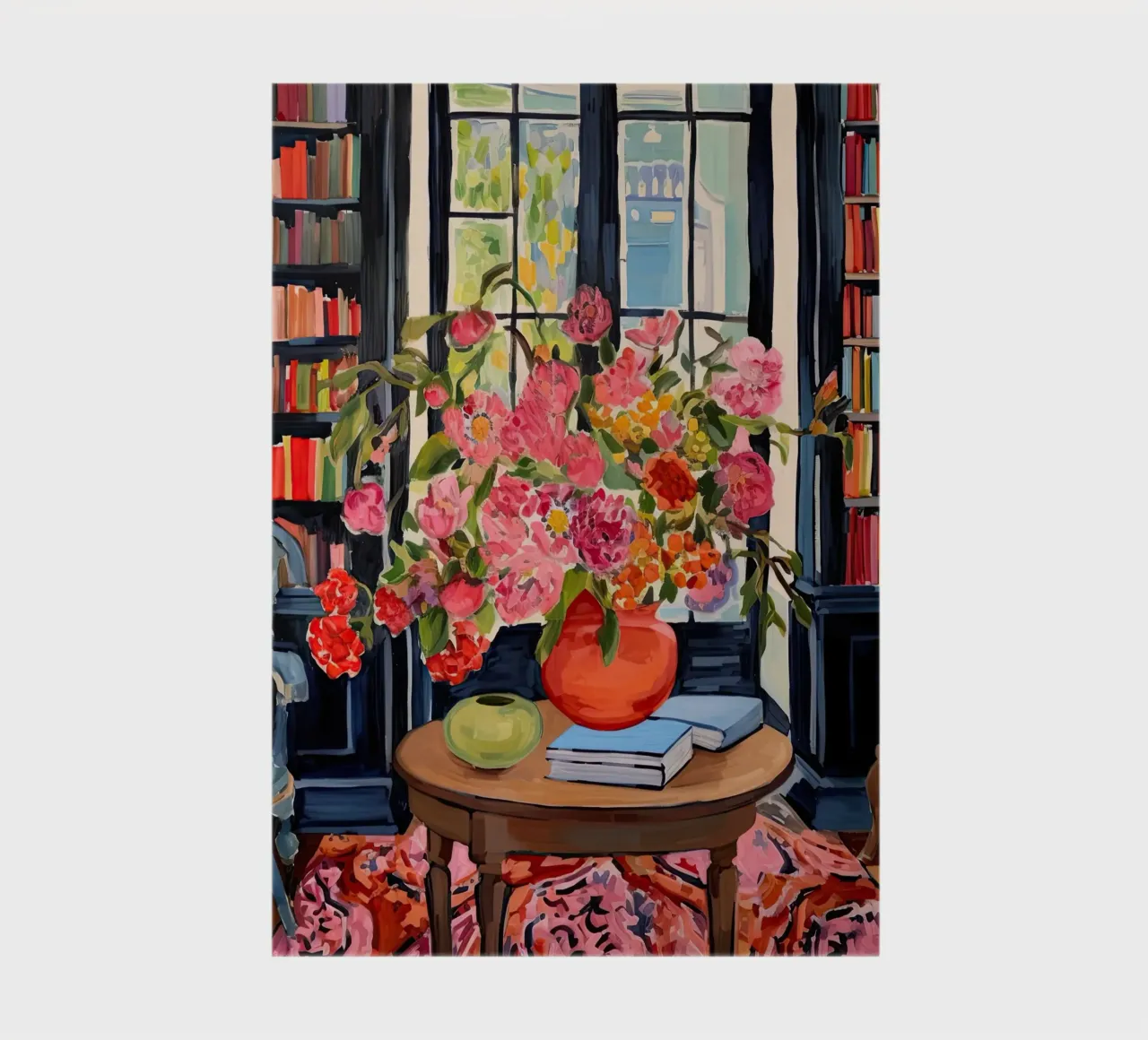 Library In Full Bloom notebook by DaarbyN