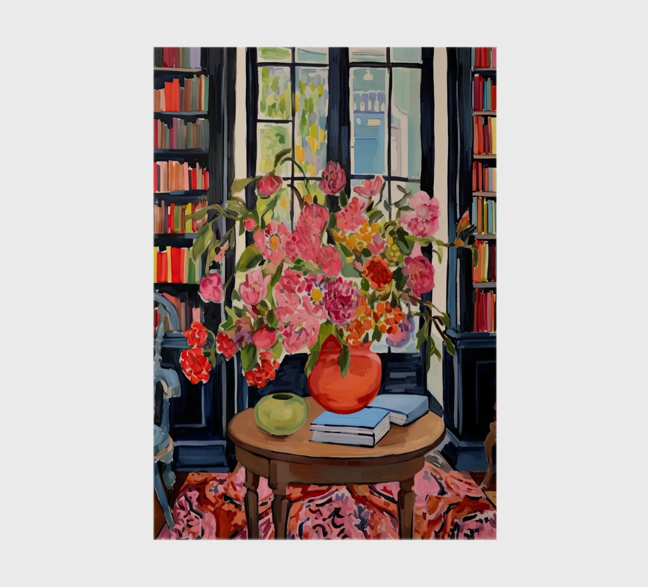 Library In Full Bloom notebook by DaarbyN