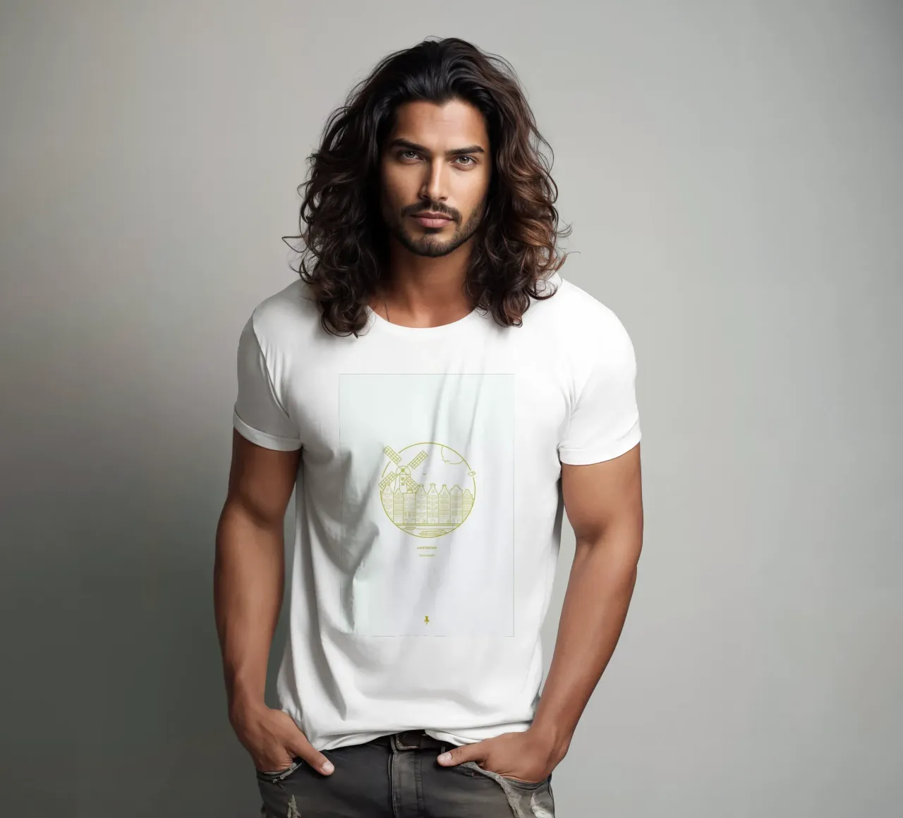 Amsterdam t-shirt by Dean Smith