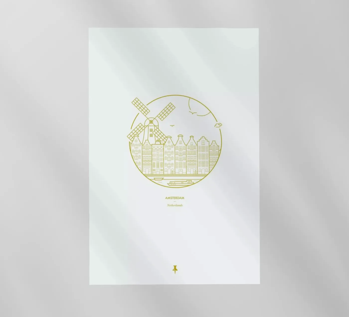 Amsterdam pellicola backlit da Dean Smith