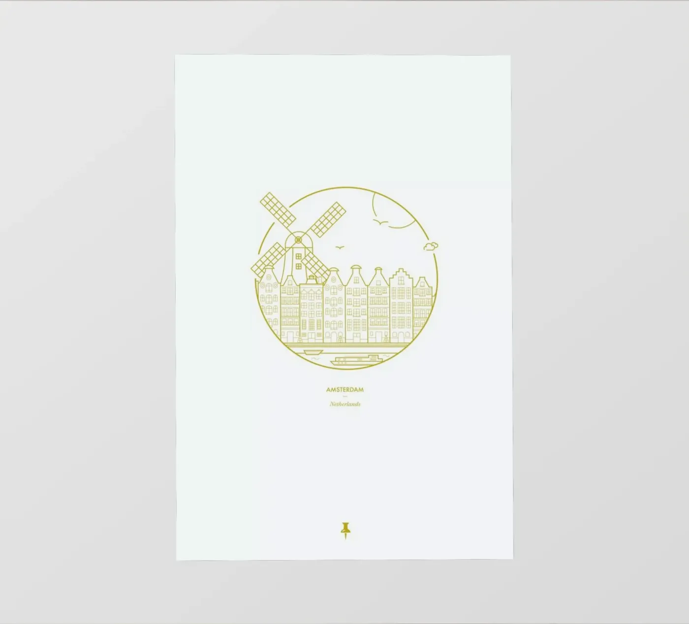 Amsterdam pellicola backlit da Dean Smith