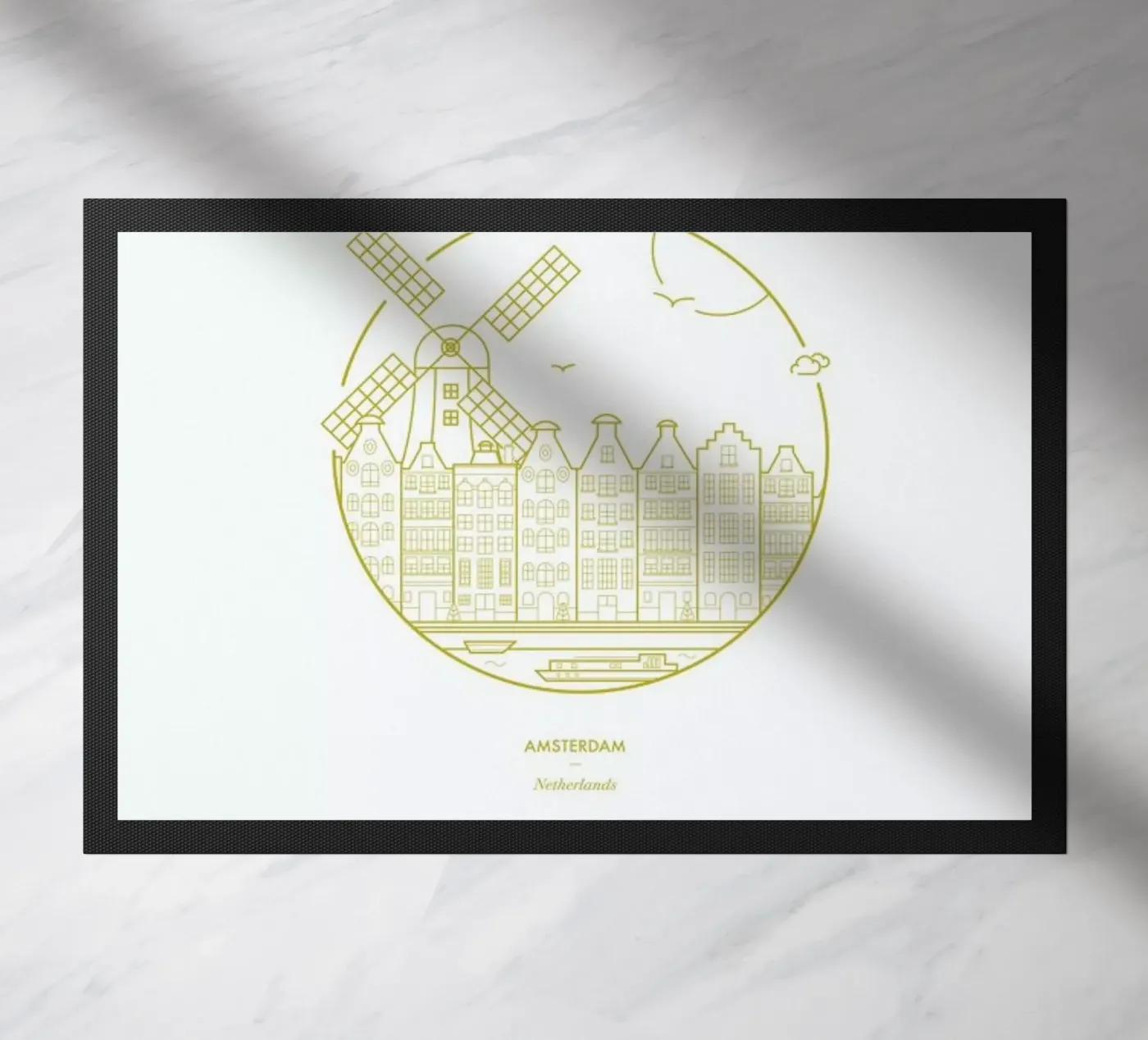 Amsterdam doormat by Dean Smith