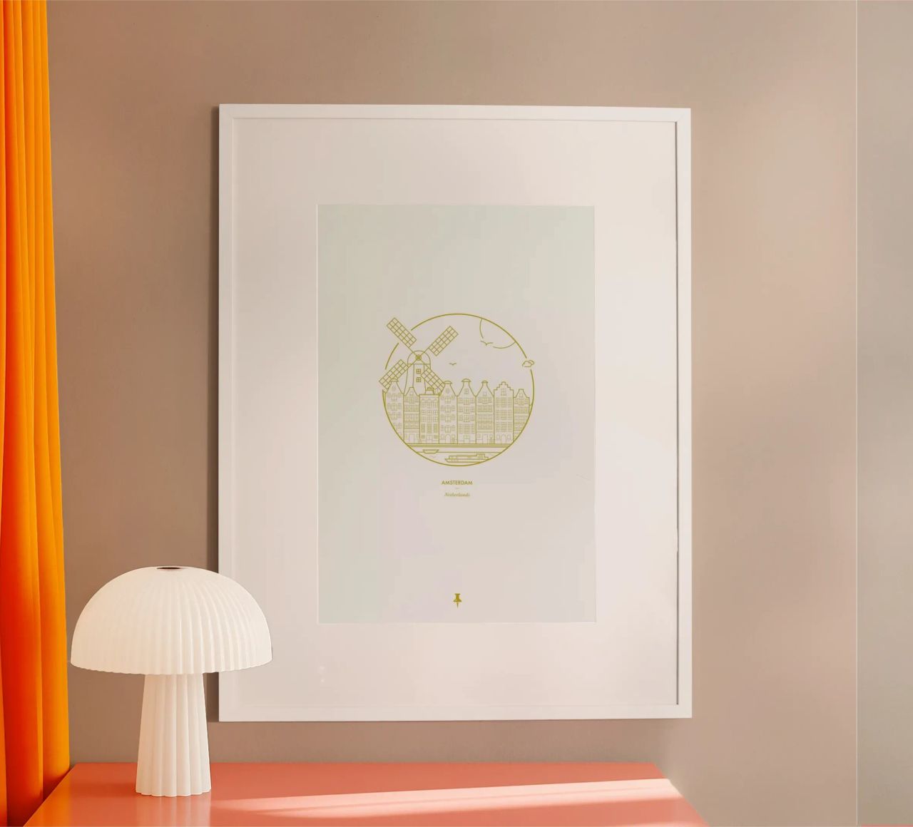 Amsterdam poster van Dean Smith