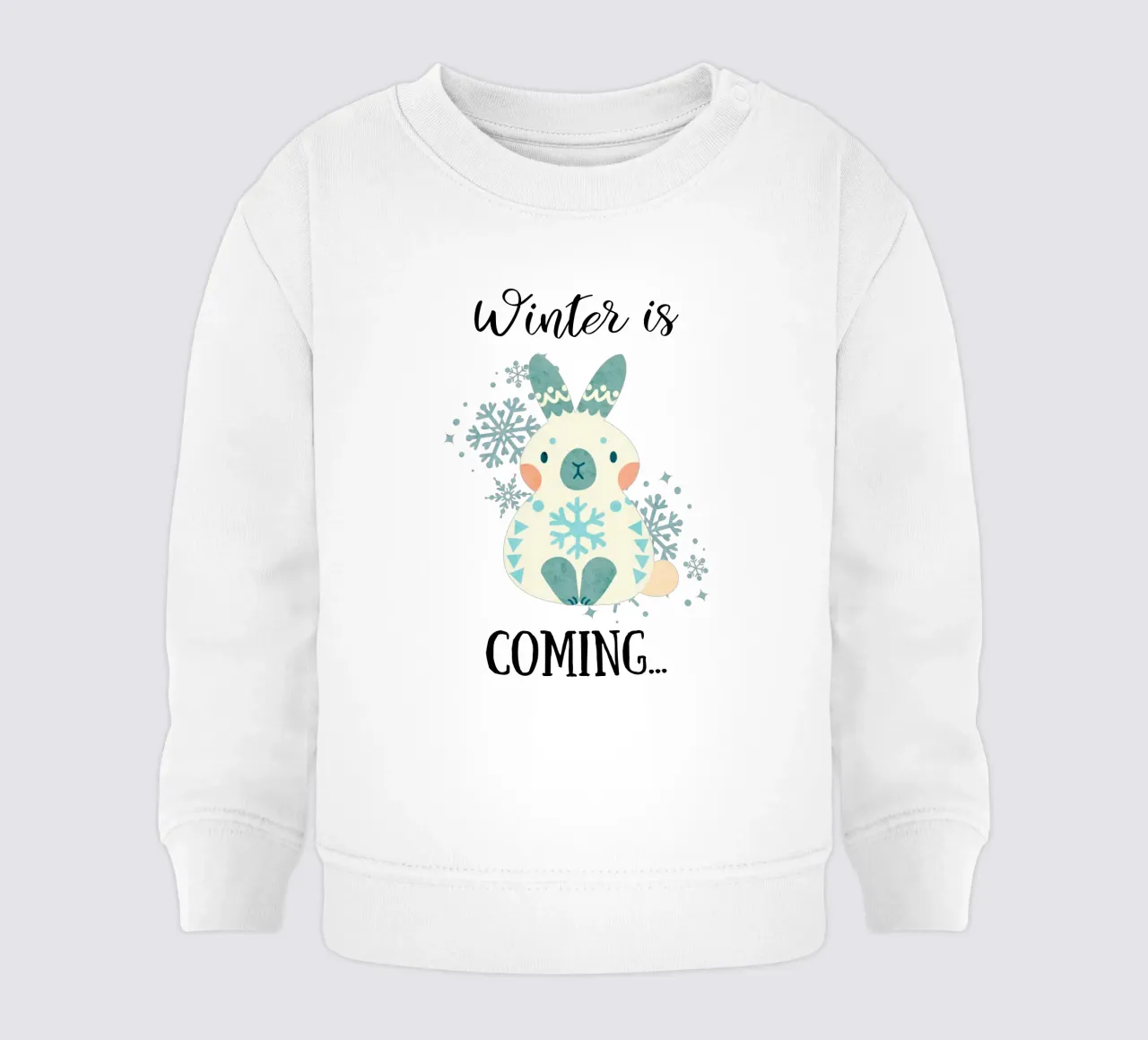 De winter komt eraan... baby sweatshirt van Kiroiharu