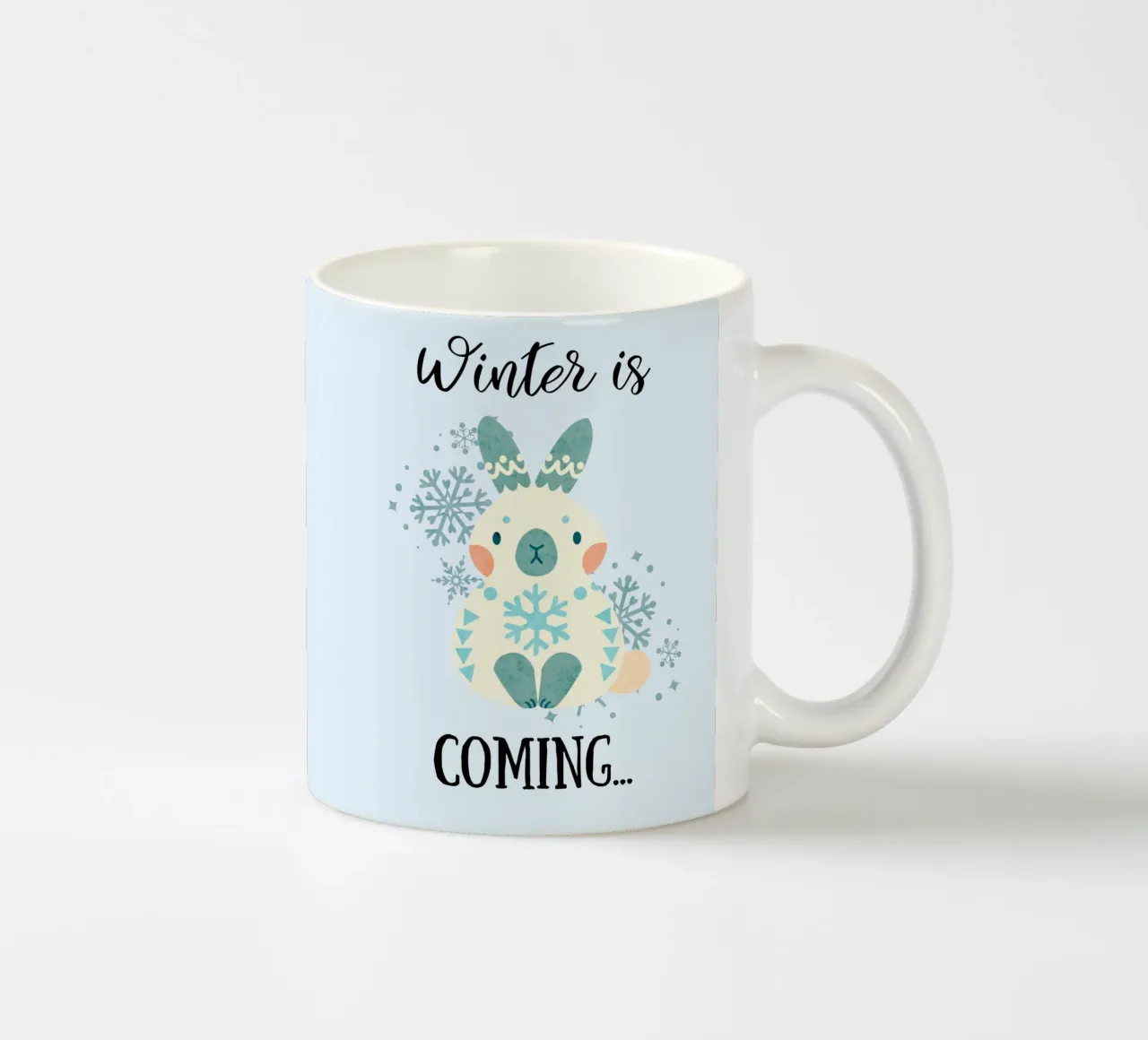 Der Winter kommt... Keramik Tasse von Kiroiharu