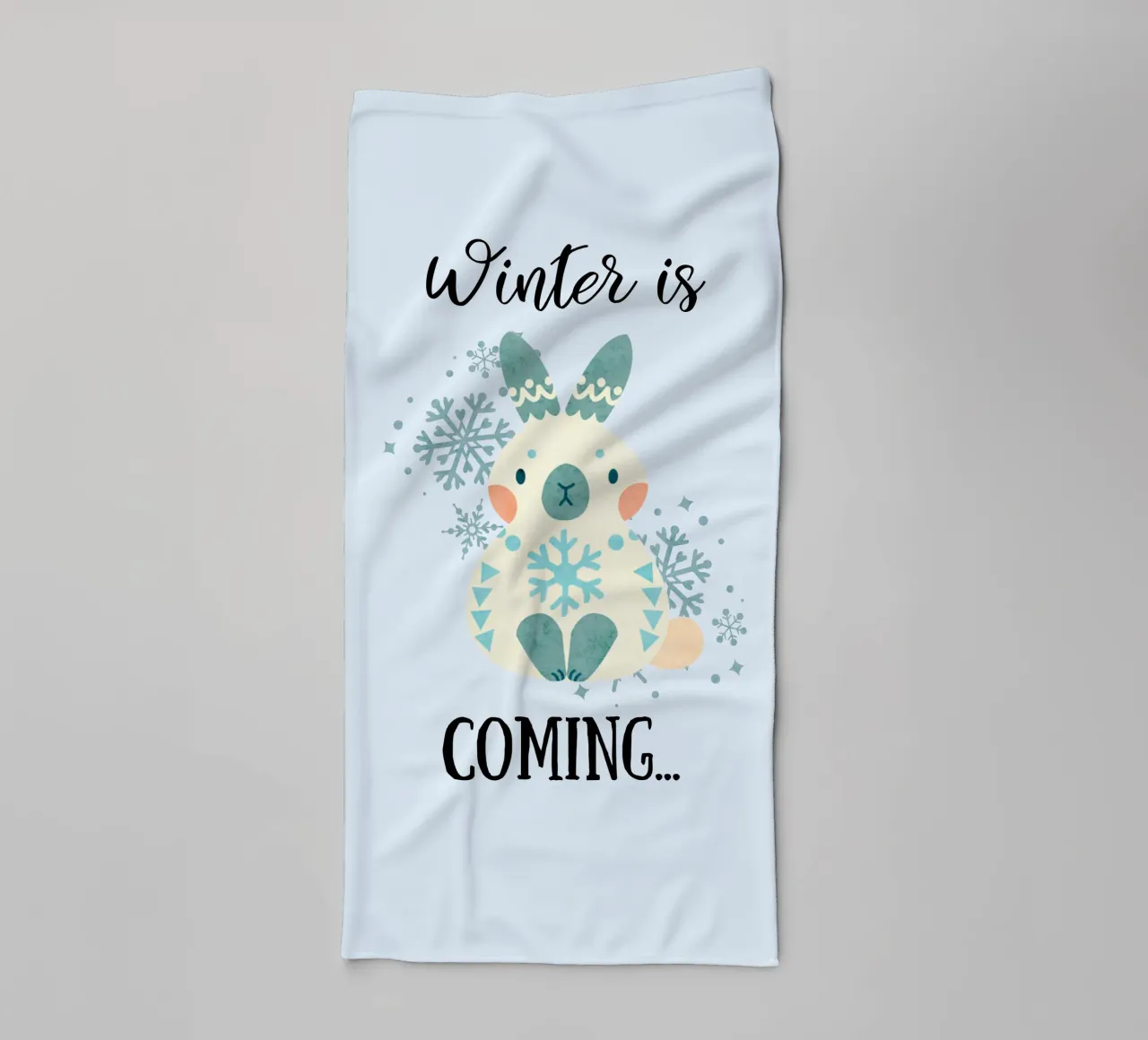 L'inverno sta arrivando... asciugamano da bagno da Kiroiharu