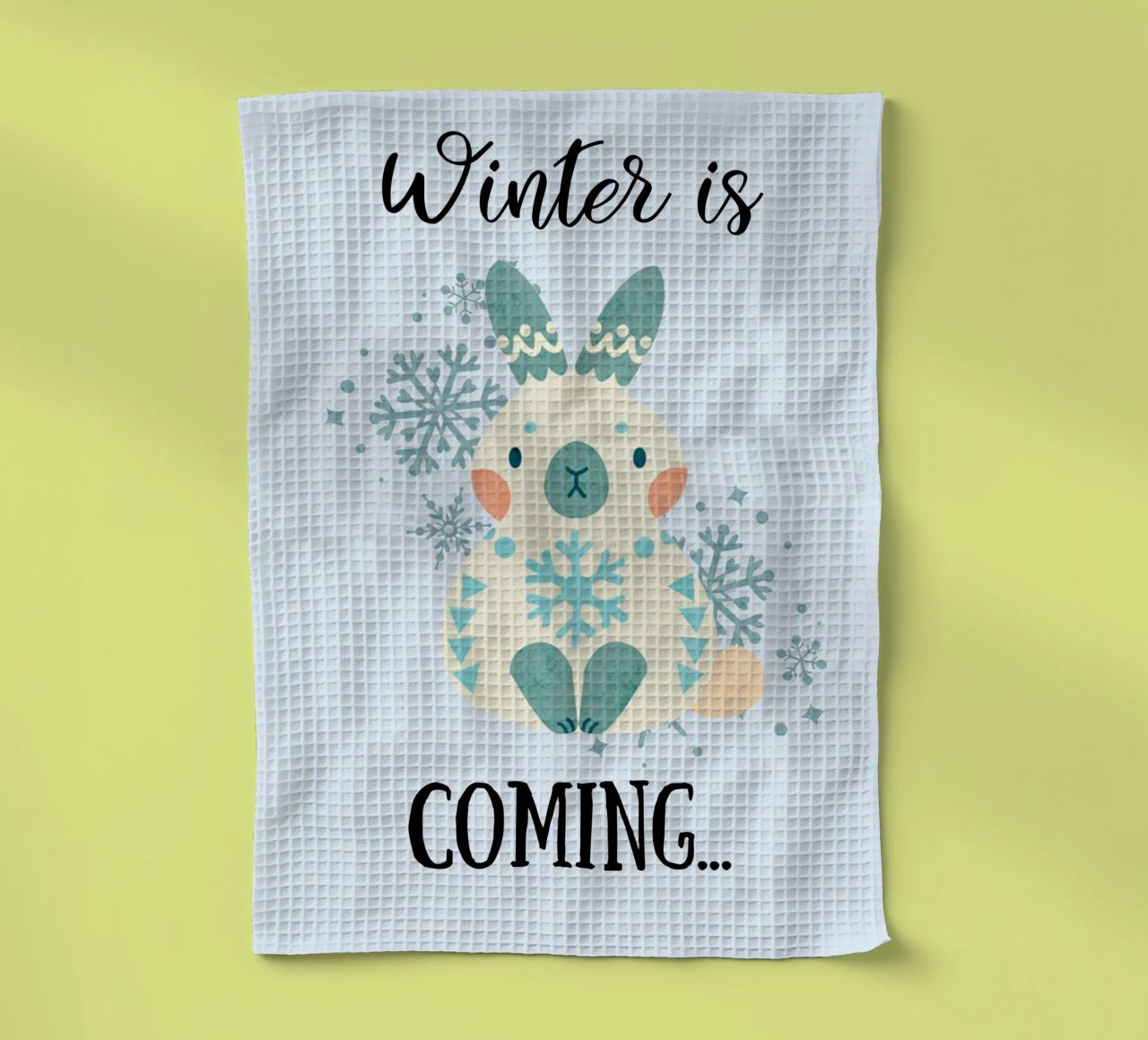 L'inverno sta arrivando... canovaccio da cucina da Kiroiharu
