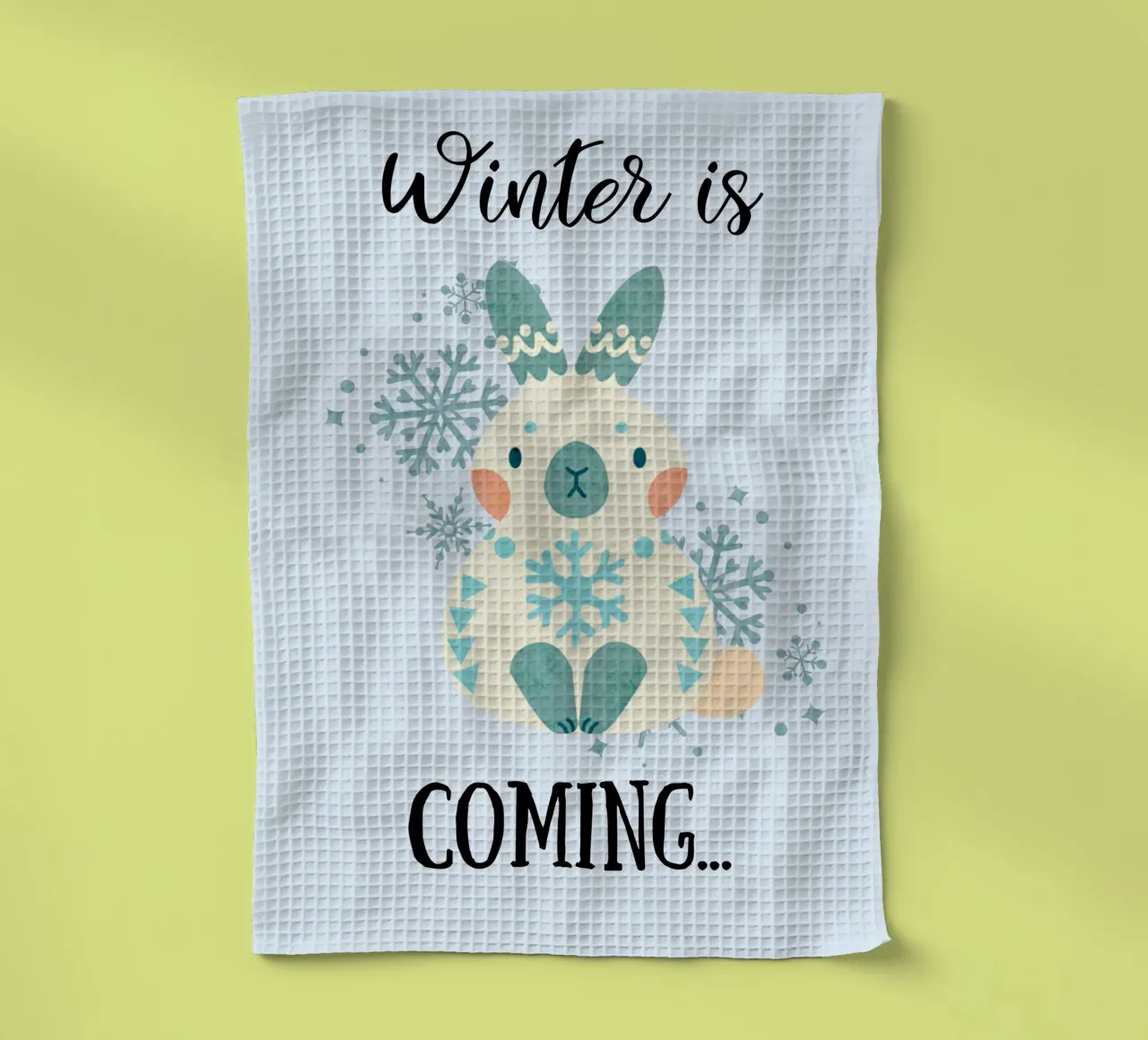 Winter is coming... tea towel by Kiroiharu