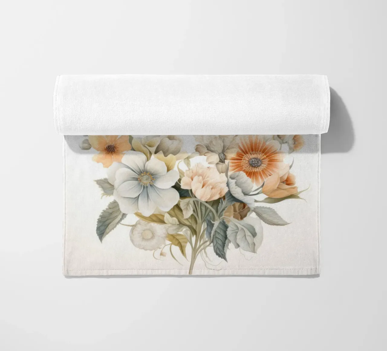 Butterfly with flowers telo mare da IamHomeStudio