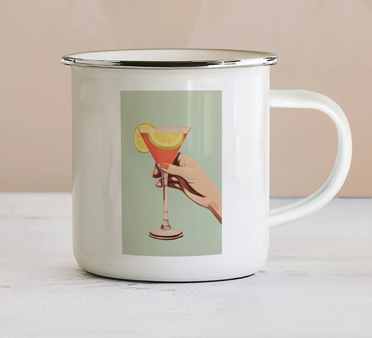 Cocktail tazza in smalto da DaarbyN