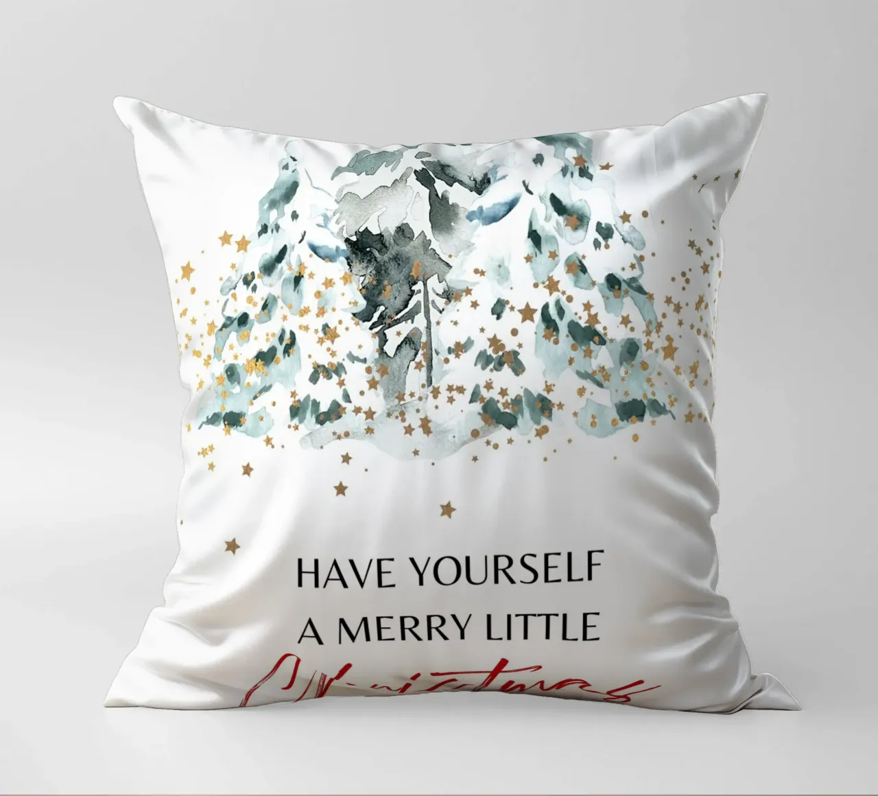 Have Yourself a Merry Little Christmas cuscino da IamHomeStudio