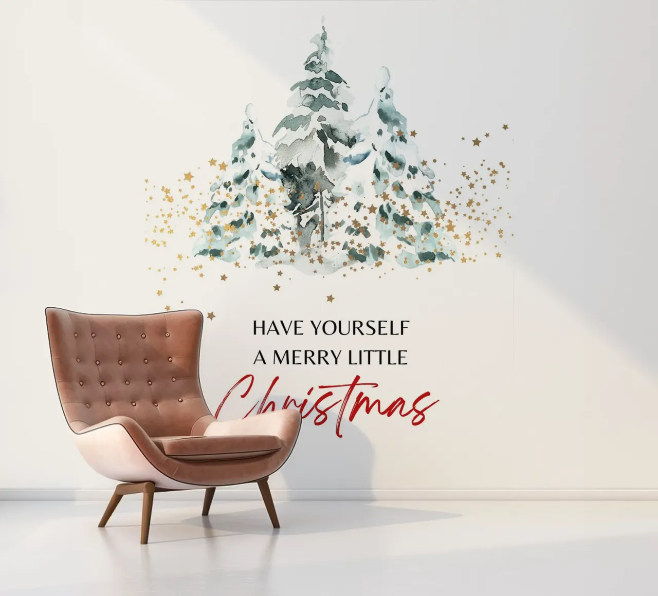 Have Yourself a Merry Little Christmas Fototapete von IamHomeStudio