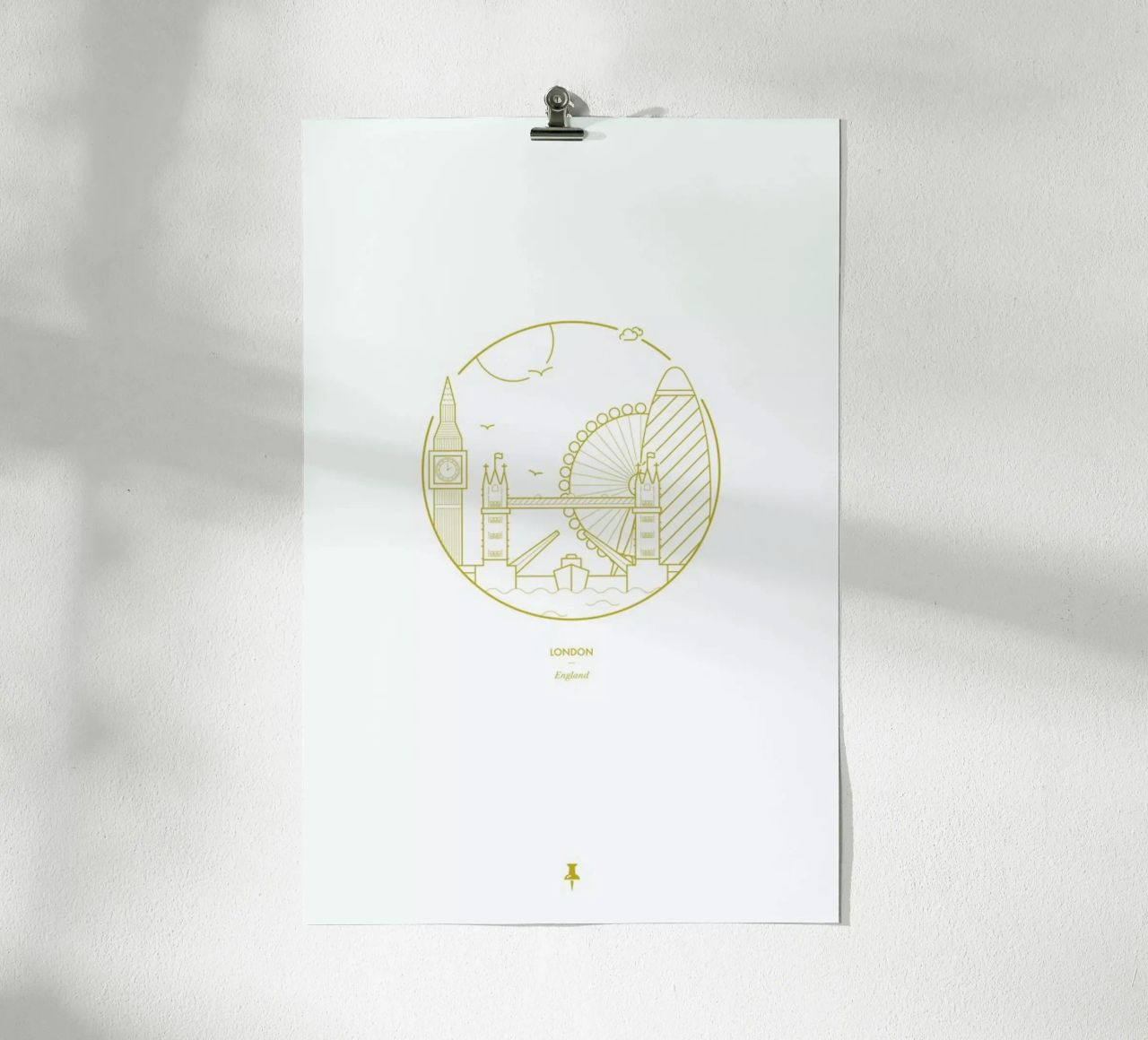 London Poster von Dean Smith