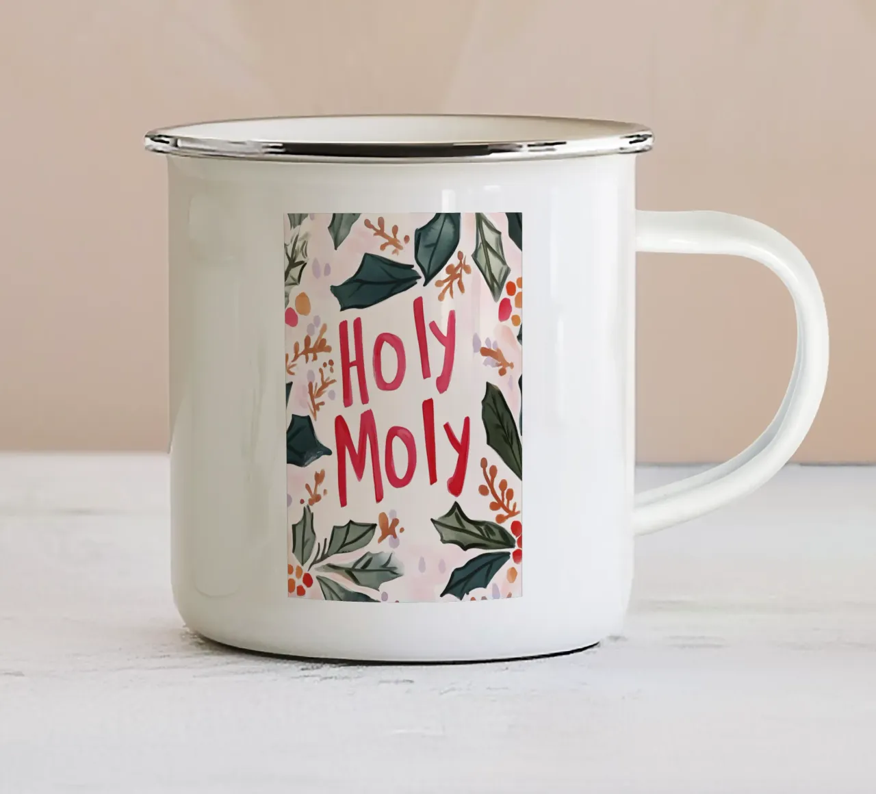 Holy Moly tazza in smalto da treechild