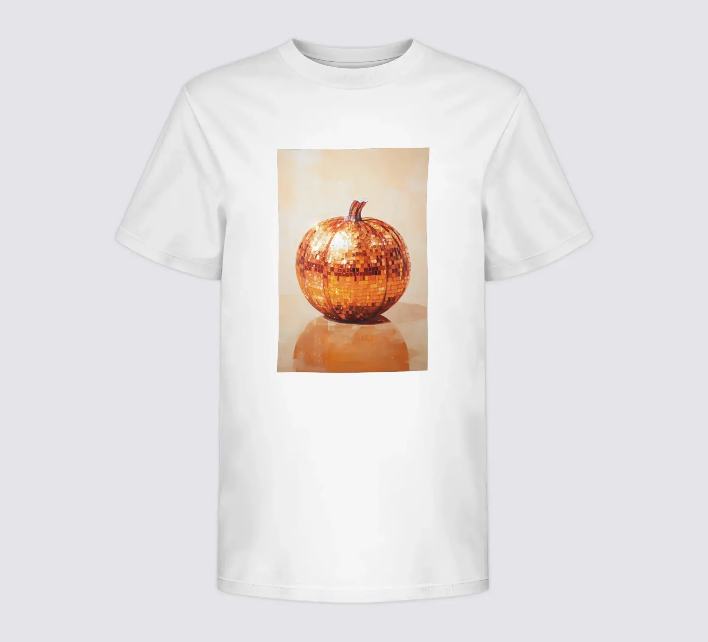 Disco Bal Pompoen kinder t-shirt van Melloi Art Print