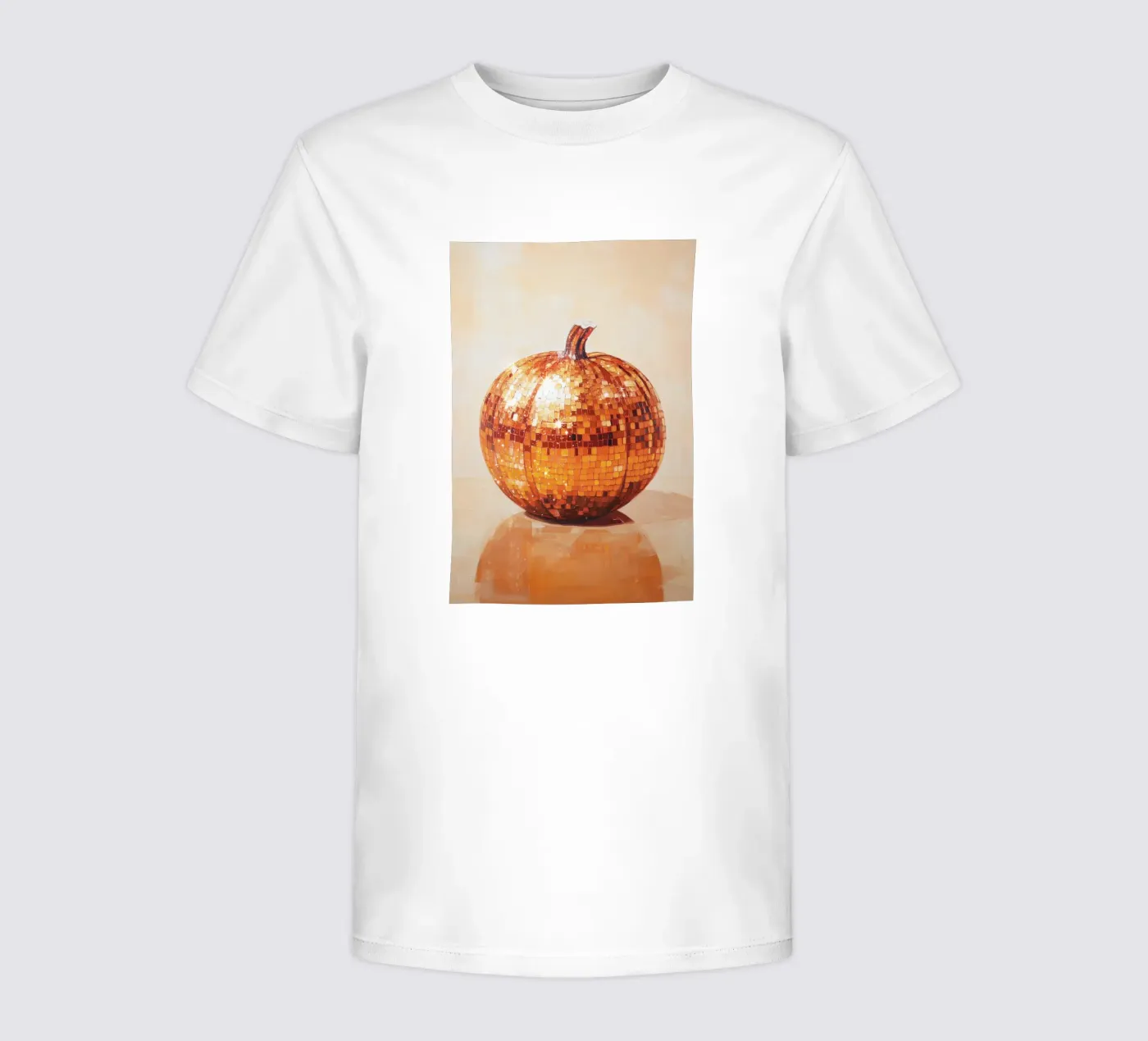Disco Bal Pompoen kinder t-shirt van Melloi Art Print