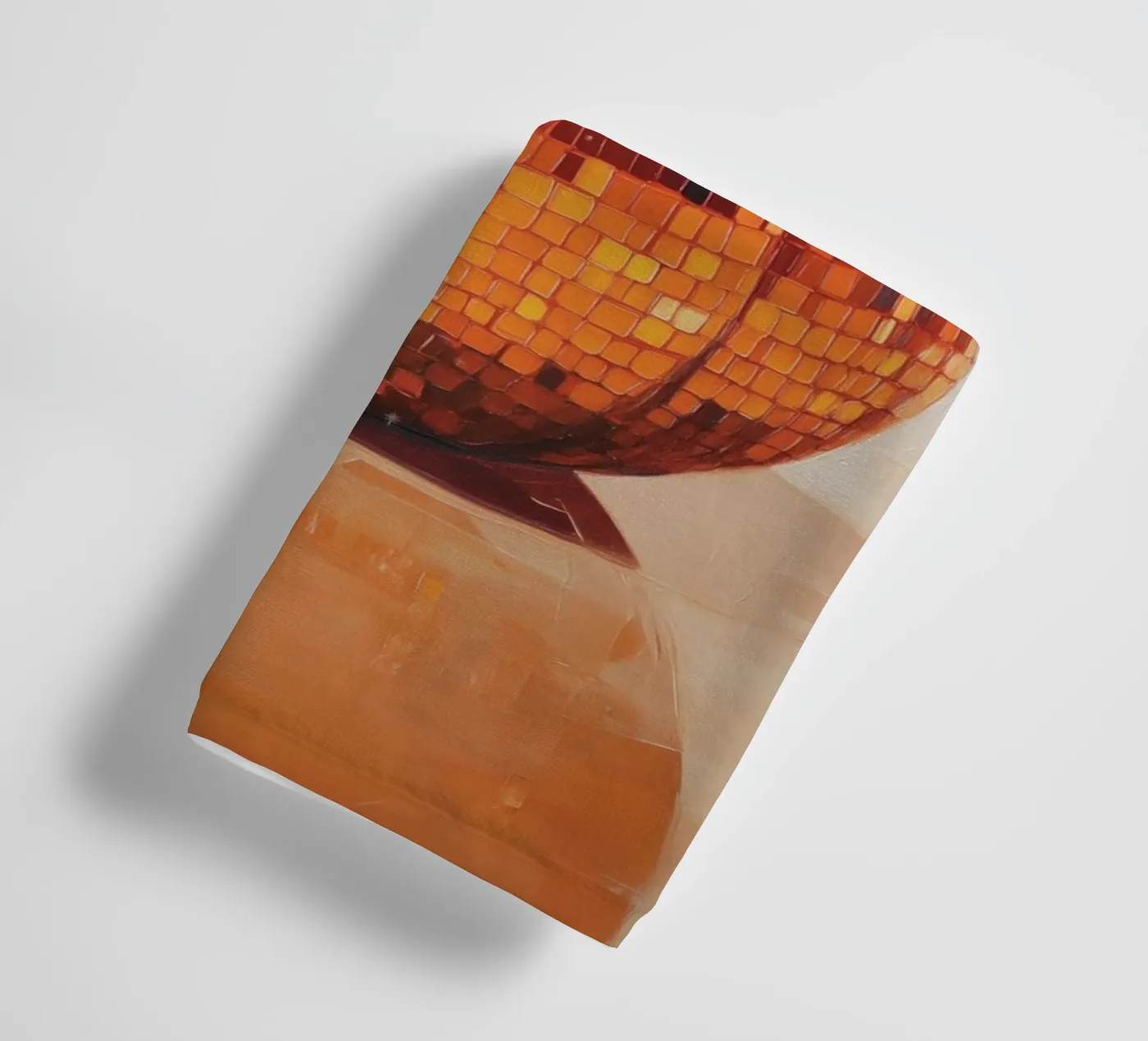 Disco Bal Pompoen badhanddoek van Melloi Art Print