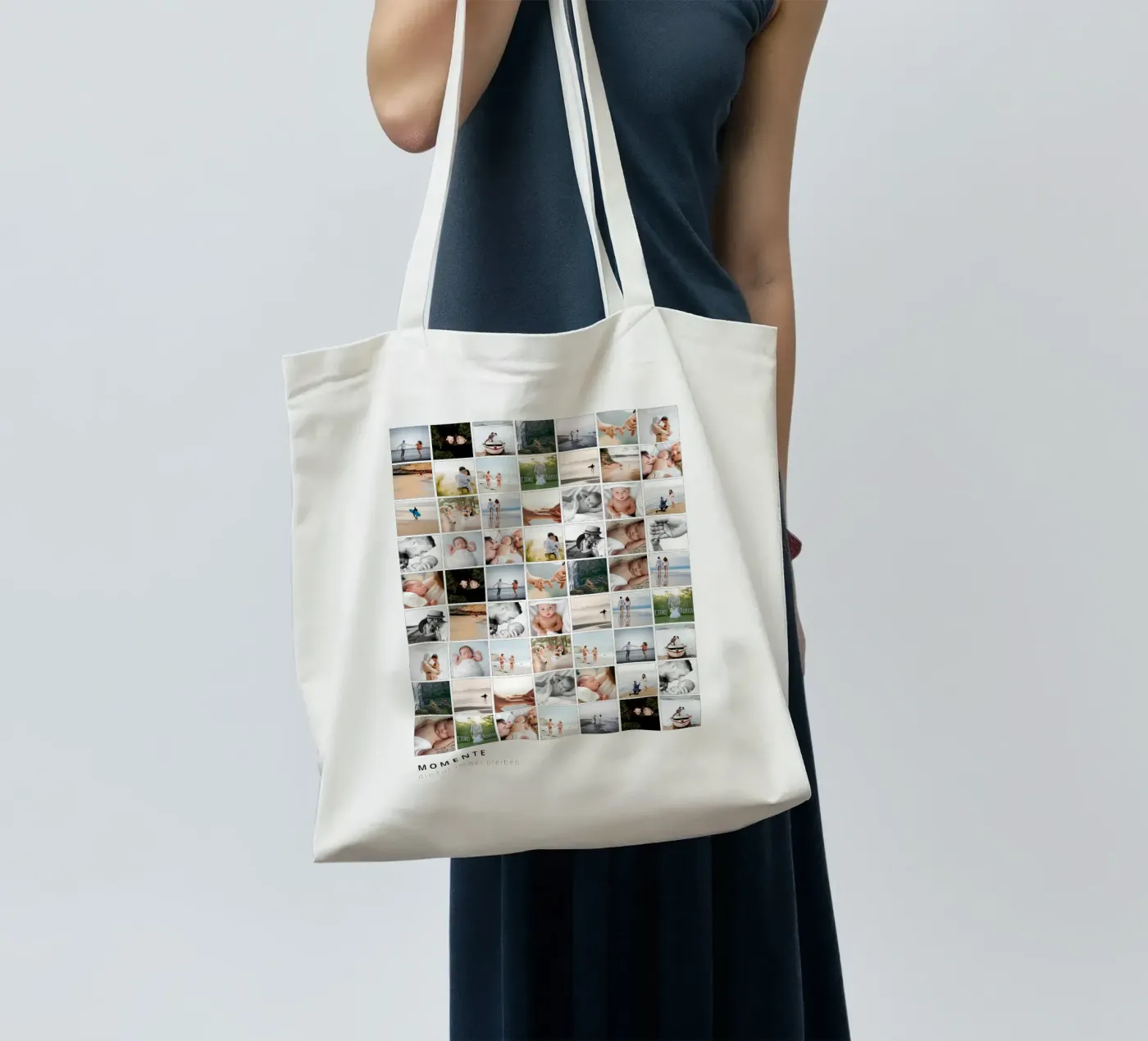 Collage jute draagtas van we line studio - design