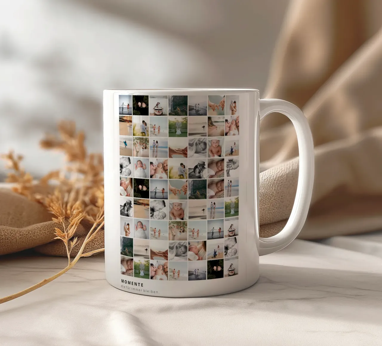 Collage ceramic mug by we line studio - design