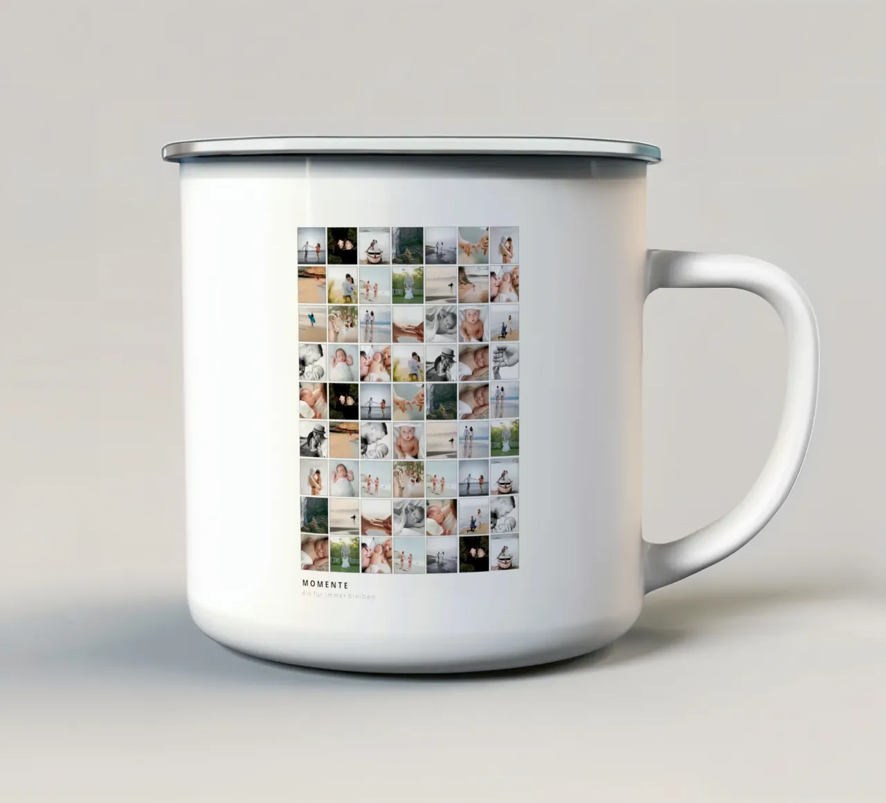 Collage tazza in smalto da we line studio - design