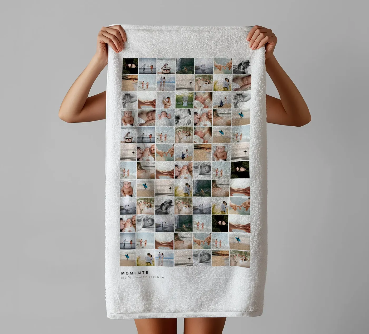 Collage badhanddoek van we line studio - design